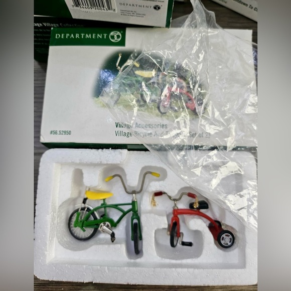 Department 56 Village Bicycle And Tricycle - Picture 3 of 5